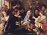 The Bean King by Jacob Jordaens